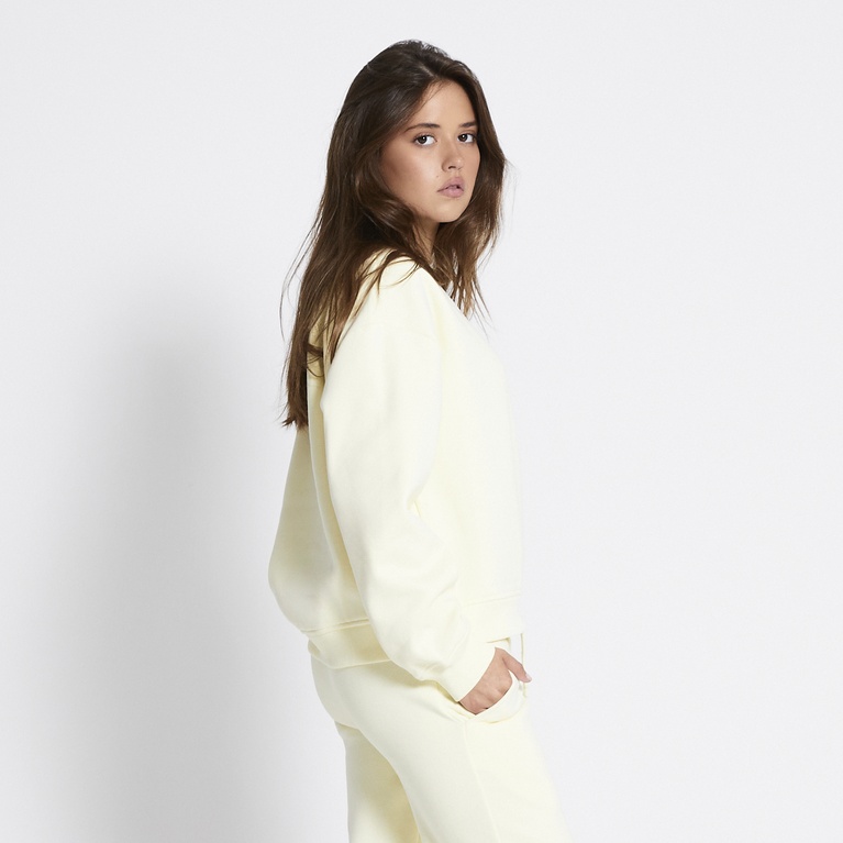 Heavy sweatshirt "Nora" Light Yellow